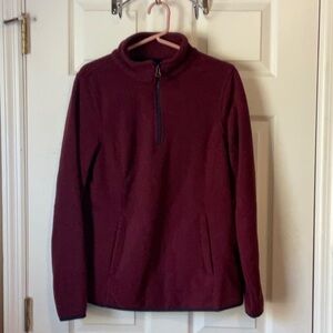 Amazon Essentials Women’s Classic Fit Long Sleeve Quarter Zip Fleece Size Medium